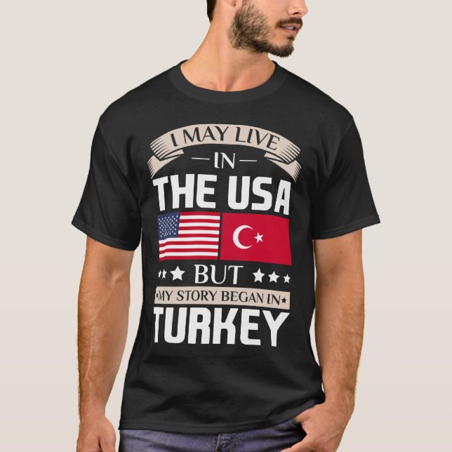 T-shirt Peut vivre dans l'histoire des Etats-Unis a (Devant)