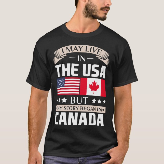 T-shirt Peut vivre dans l'histoire des Etats-Unis a (Devant)