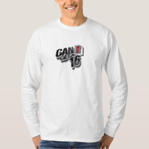 T-shirt Peux j'obtenir à des 16 la longue pièce en t de