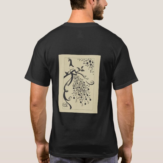 T-Shirt Pfau Design.. (Rückseite)