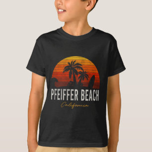 T-shirt Pfeiffer Beach California Palms Surf de vacances S