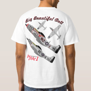 T-shirt Pfive1 P-51 "grande belle poupée