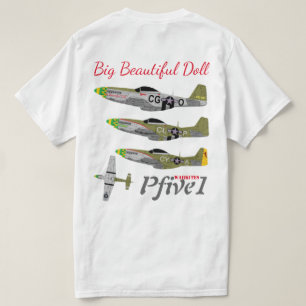 T-shirt Pfive1 P-51 "grande belle poupée