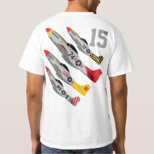 T-shirt Pfive1 P-51 la "15ème Armée de l'Air "