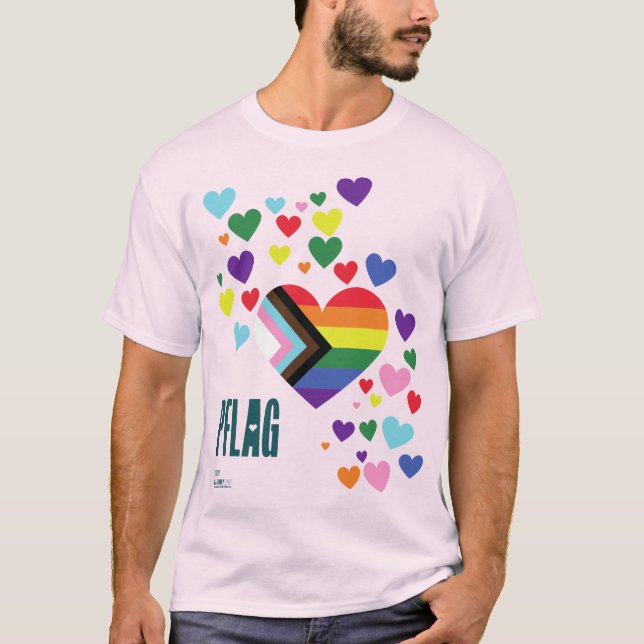T-shirt PFLAG Pride Chemise arrière - plan léger (Devant)