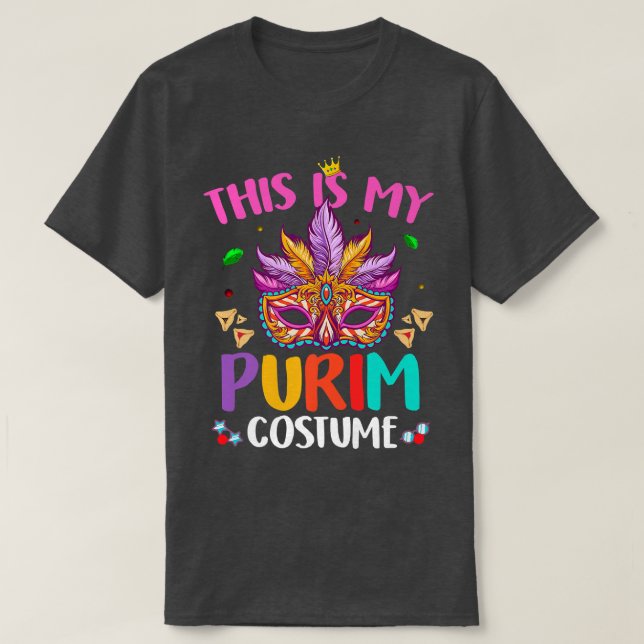 T-shirt Ph 2022 Happy Purim Hamantash C'Est Mon Purim Cos (Design devant)