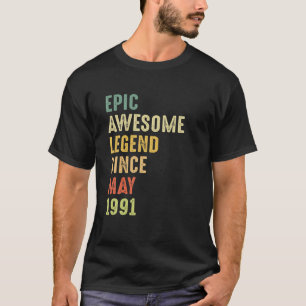 T-shirt Ph Epic Awesome Depuis 1991 30E Anniversaire Vinta
