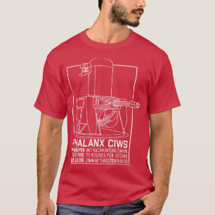 T-shirt Phalanx CIWS Plan directeur Info système d'armes C