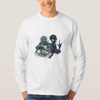 T-shirt PHANTOM Tee – DarkGG Skull & Alien Shirt