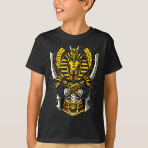 T-shirt Pharaon égyptien Toutankhamon, Roi antique Tut