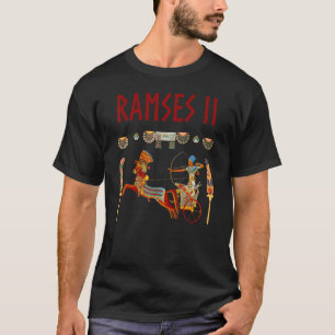 T-shirt Pharaon Ramses Ii Chariot Égypte ancienne