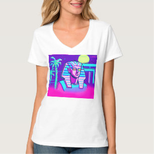 T-shirt Pharaon Synthwave