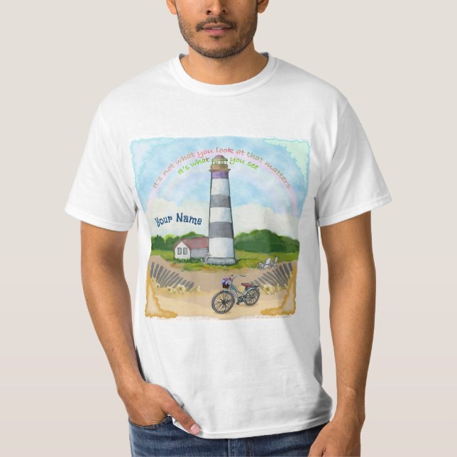 T-shirt Phare de Bike Choice (Devant)