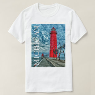 T-shirt Phare de Grand Haven   Michigan
