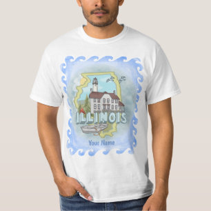 T-shirt Phare de l'Illinois