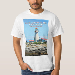 T-shirt Phare de Machias Seal Island (Nouveau-Brunswick) T