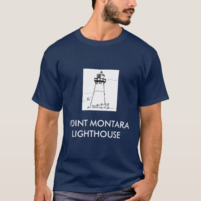 T-shirt Phare de Montara de point (Devant)
