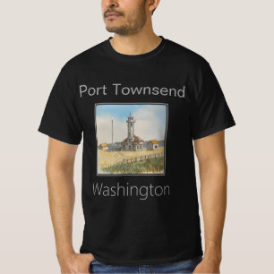 T-shirt Phare de Point Wilson, Port Townsend, Washington
