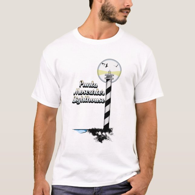 T-shirt Phare de Punta Moscarter (Devant)