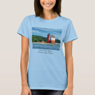 T-shirt Phare de Round Island