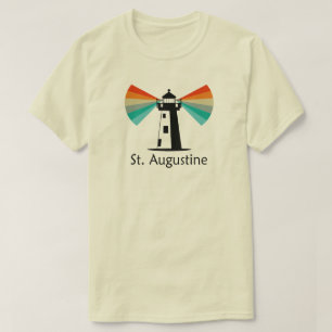 T-shirt Phare de St. Augustine Floride Arc-en-ciel