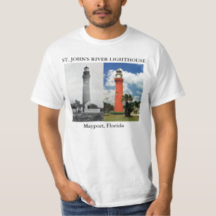 T-shirt Phare de St John's River, Mayport Floride