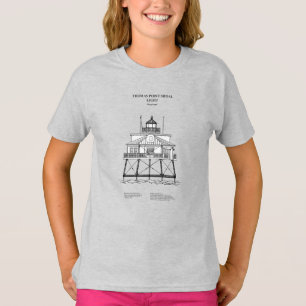 T-shirt Phare de Thomas Point Shoal - Maryland - SBD