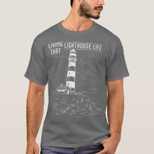 T-shirt Phare Vivant Cette Vie Balnéaire Voile Coasta