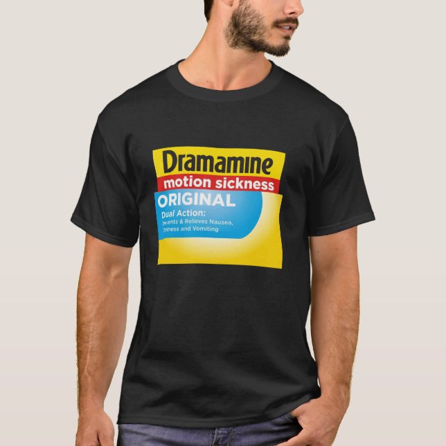 T-shirt Pharmacie infirmière Costume d'Halloween Dramamine (Devant)