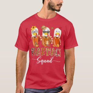 T-shirt Pharmacie Squad Cute Turkey Pills Pharmacist Merci