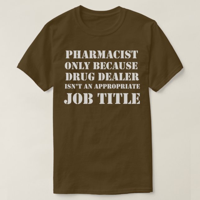 T-shirt pharmacien 5 1 (Design devant)