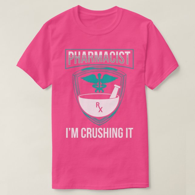 T-shirt Pharmacien Ix27m Crushing It Apothecary Pharmacie  (Design devant)