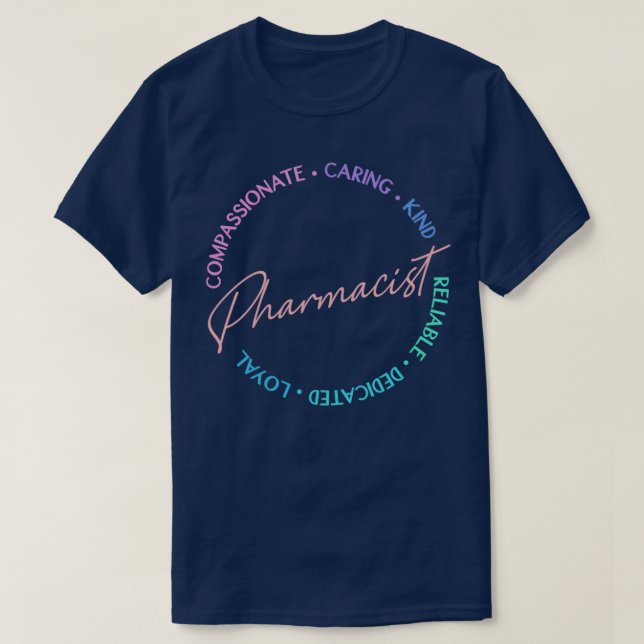 T-shirt Pharmacist Qualities 1 (Design devant)