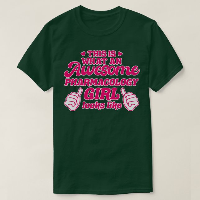 T-shirt Pharmacologie Fille (Design devant)