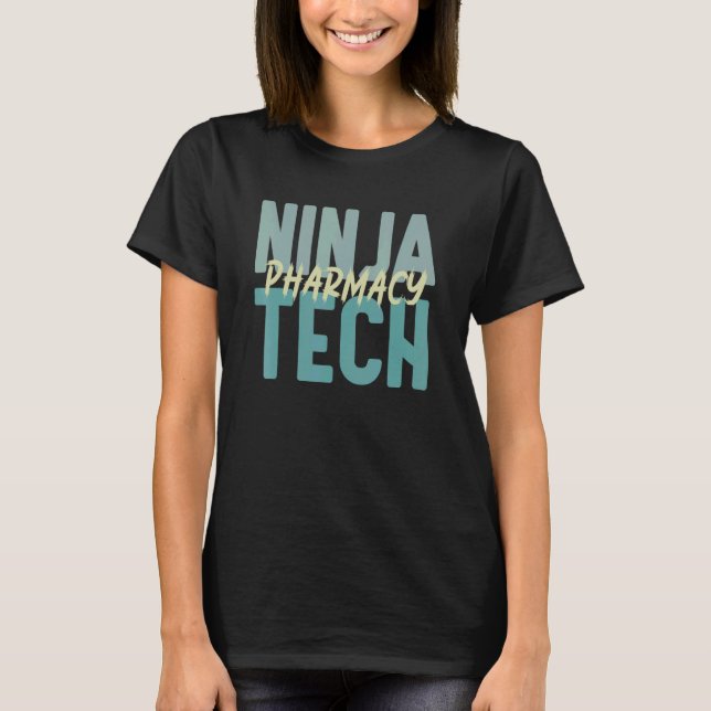 T-shirt Pharmacy Technician Week   Pharmacy Tech Ninja Men (Devant)