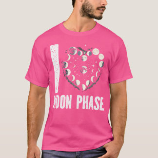 T-shirt Phase de la Lune Pleine Lune Éclipse Lunaire Astro