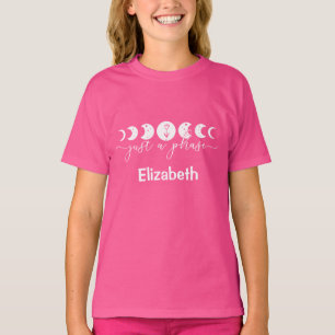 T-shirt Phases de la Lune Personnalisées Juste une Phase R