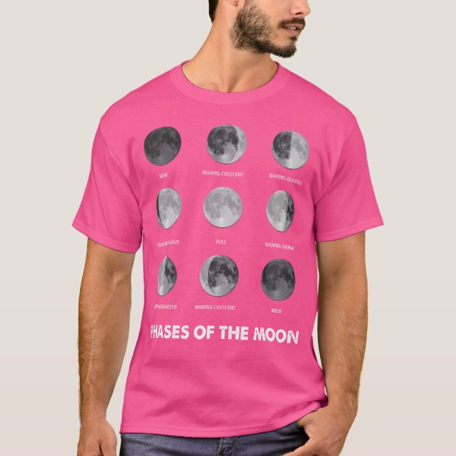 T-shirt Phases Lune - Cycle Lune - Cycle Lune - Cycle Luna (Devant)