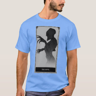 T-shirt Phasmophobie La carte tarot du diable