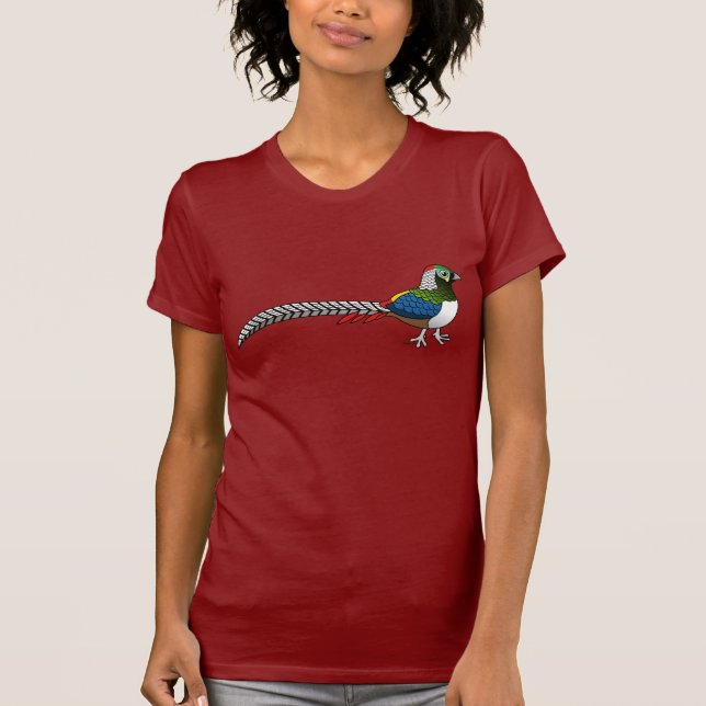 T-shirt Pheasant de Madame Amherst (Devant)