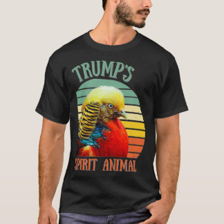 T-shirt Pheasant d'or chinois faisan arc-en-ciel hommes fe
