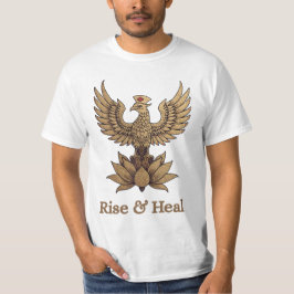 T-shirt Phénix de guérison - "De la guérison des flammes, 