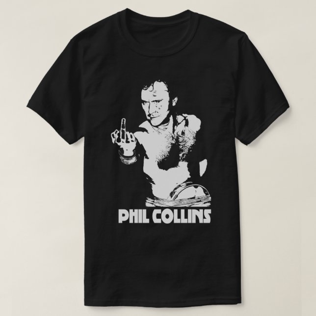 T-shirt Phil collage en blanc (Design devant)
