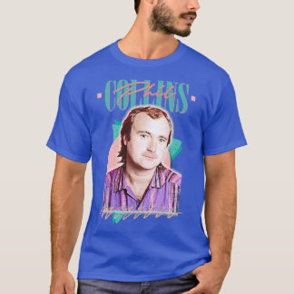 T-shirt Phil Collins Retro 80s Design esthétique Ventilate