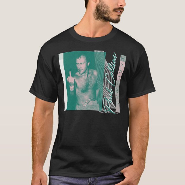 T-shirt Phil Collins T-ShirtPhil Collins est glacière que  (Devant)