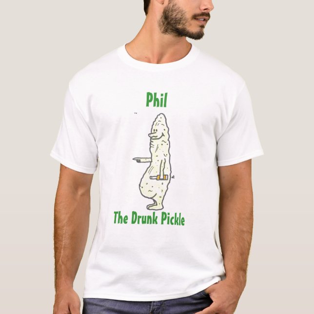 T-shirt Phil les conserves au vinaigre ivres (Devant)