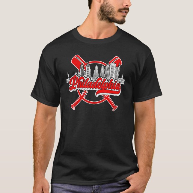 T-shirt Philadelphie Baseball (Devant)