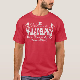 T-SHIRT PHILADELPHIE BASEBALL PHILLY OÙ TOUT LE MONDE TOUC