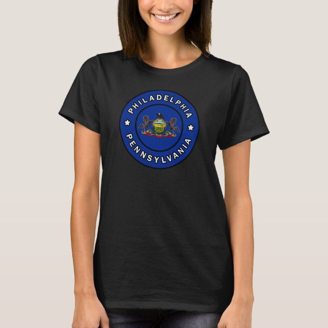 T-shirt Philadelphie Pennsylvanie (Devant)