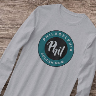 T-shirt Philadelphie Soccer Maman Philly Love Retro T-Shir